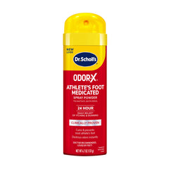 Odor-X® Athlete's Foot Medicated Spray Powder